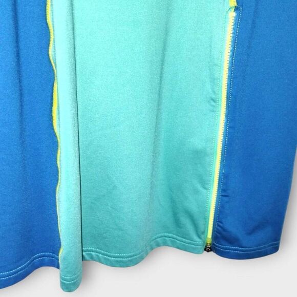 Title Nine Womens Dress Sz Medium Blue Colorblock Sleeveless Sports Casual‎ Golf - Picture 7 of 10